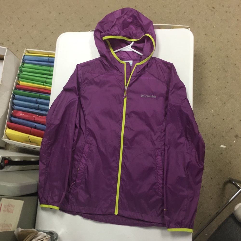 Columbia purple rain jacket